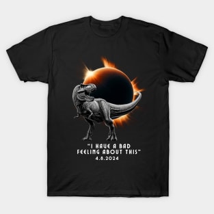 Eclipse Shirt 2024 Eclipse Tshirt Total Solar Eclipse Shirt Dinosaur Shirt Kids Youth Eclipse 2024 Youth Eclipse Shirt Gift Solar Eclipse Shirt T-Shirt T-Shirt